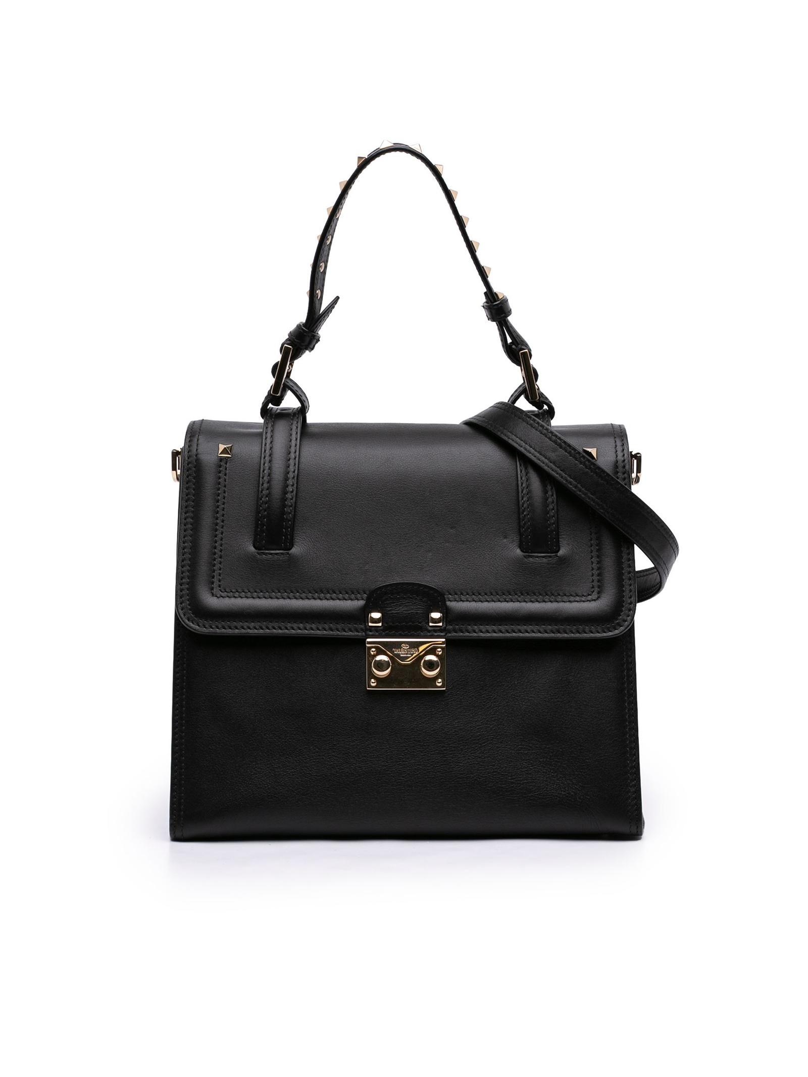 Valentino Leather Rockstud Cabana #283679v87b